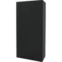 Armoire de rangement combin&eacute;e, 36" la x 18" p x 72" h, Noir Sécurité Médic