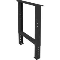 Pattes d'&eacute;tabli pour service industriel, Acier, 24" p x 34" h, Simple Sécurité Médic