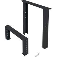 Pattes d'&eacute;tabli pour service industriel, Acier, 24" p x 34" h, Simple Sécurité Médic
