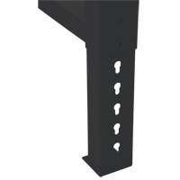 Pattes d'&eacute;tabli pour service industriel, Acier, 30" p x 34" h, Simple Sécurité Médic