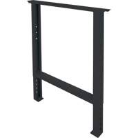 Pattes d'&eacute;tabli pour service industriel, Acier, 30" p x 34" h, Simple Sécurité Médic