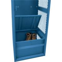 Gear Locker, Steel, 24" W x 24" D x 72" H, Dark Blue Sécurité Médic