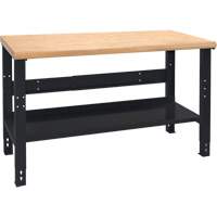 Industrial Duty Workbench, 1000 lbs. Cap., 60" W x 24" D, 34" H Sécurité Médic