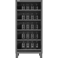 Armoire robuste &agrave; façade ouverte avec s&eacute;parateurs, Acier, 0 tiroirs, 36" x 24" x 78", Gris Sécurité Médic