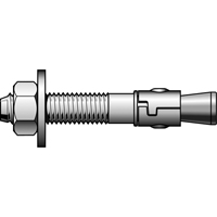 Stainless Steel Power Stud Wedge Anchors, Stainless Steel, 1/4" x 1-3/4" Sécurité Médic