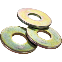 Rondelle plate USS, Zinc jaune, 1/2" Sécurité Médic