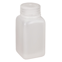 Easy-Grip Space-Saver Bottles, Square, 6 oz., Plastic Sécurité Médic