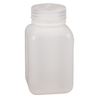 Easy-Grip Space-Saver Bottles, Square, 8 oz., Plastic Sécurité Médic