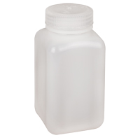 Easy-Grip Space-Saver Bottles, Square, 16 oz., Plastic Sécurité Médic