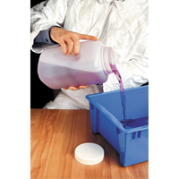 Bottles, Round, 128 fl. oz., Plastic Sécurité Médic