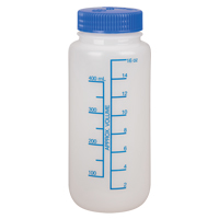 Wide-Mouth Bottles, Round, 16 oz., Plastic Sécurité Médic