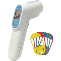 Thermom&egrave;tres &agrave; infrarouges pour service alimentaire, -76° - 932° F ( -60° - 500° C ), 12:1, &eacute;missivit&eacute; Fixe Sécurité Médic