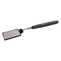 Inspection Mirror, Rectangular, 3-1/2" L x 2-1/2" W, Telescopic Sécurité Médic