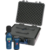 Sound Level Meter and Calibrator Kit, 30 - 130 dB Measuring Range Sécurité Médic