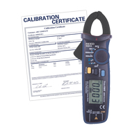 True RMS mA Clamp Meter with Calibration Certificate, AC/DC Voltage, AC/DC Current Sécurité Médic