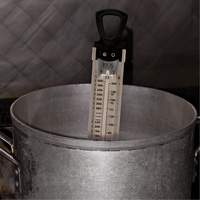 Thermom&egrave;tre &agrave; friture/ bonbons haut de gamme, Contact, Num&eacute;rique, 60-400°F (20-200°C) Sécurité Médic