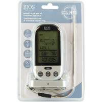 Wireless Meat & Poultry Thermometer, Contact, Digital, 32-482°F (0-250°C) Sécurité Médic