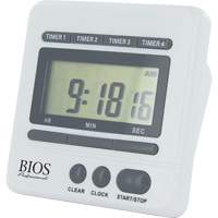 4-In-1 Kitchen Timer Sécurité Médic