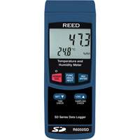 Data Logging Thermo-Hygrometer with Calibration Certificate, 5% - 95% RH, 32° - 122° F ( 0° - 50°C ) Sécurité Médic