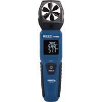 An&eacute;mom&egrave;tre &agrave; h&eacute;lices Bluetooth Smart Series, Enregistrement des donn&eacute;es, Gamme de v&eacute;locit&eacute; d'air de 0,6 - 25 m/sec/118 - 4921 pi/min/2,1 - 90 km/h/1,3 - 55,9 mi/h Sécurité Médic