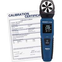 An&eacute;mom&egrave;tre &agrave; h&eacute;lices Bluetooth Smart avec certificat de calibration, Enregistrement des donn&eacute;es, Gamme de v&eacute;locit&eacute; d'air de 0,6 - 25 m/sec/118 - 4921 pi/min/2,1 - 90 km/h/1,3 - 55,9 mi/h Sécurité Médic
