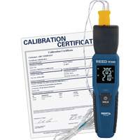 Bluetooth Smart Series Thermocouple Thermometer with Calibration Certificate, Contact, Digital, -328-2501°F (-200-1372°C) Sécurité Médic