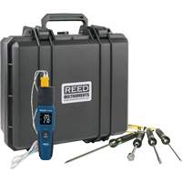R1640 Smart Series Thermocouple Thermometer with Type-K Thermocouple Probes, Contact, Digital, 32-122°F (0-50°C) Sécurité Médic