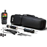 Professional Imaging Moisture Kit with Hammer & Wall Cavity Probe, 7 - 100% Moisture Range, 32°- 122° F ( 0° - 50° C ) Temperature Range Sécurité Médic