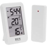 Wireless Indoor/Outdoor Thermometer, Non-Contact, Digital, -40-158°F (-40-70°C) Sécurité Médic