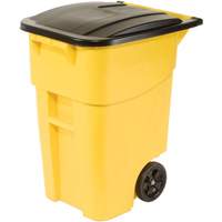 Contenant roulant BRUTE, Bord de rue, Plastique, 50 gal. US Sécurité Médic