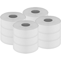 Pro Select Toilet Paper, Jumbo Roll, 2 Ply, 500' Length, White Sécurité Médic
