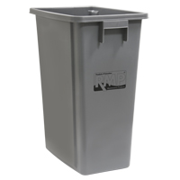 Bac &agrave; d&eacute;chets et de recyclage, Plastique, 16 gal. US Sécurité Médic