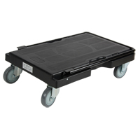 Chariot, 31-3/4" lo x 20-1/2" la, 500 lb cap, Roues Caoutchouc Sécurité Médic