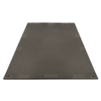 Medium-Duty Ground Protection, 4' x 8', Fiberglass/Polypropylene, Textured, Black Sécurité Médic