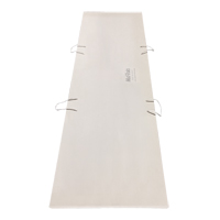 Medium-Duty Ground Protection, 3-3/4' x 8', Fiberglass, Textured, Off White Sécurité Médic