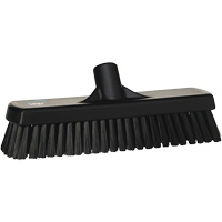 Balai-brosse pour planchers et mur, Crins Ferme, 12", Polyester, Noir Sécurité Médic