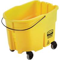 Seau pour vadrouille Wavebrake, Capacit&eacute; de 8.75 gal. US (35 pintes), Jaune Sécurité Médic