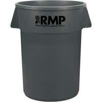 Garbage Bin, Polyethylene, 44 US gal. Sécurité Médic