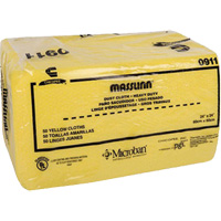 Masslin Heavy-Duty Dust Cloth, Microfibre, Yellow Sécurité Médic
