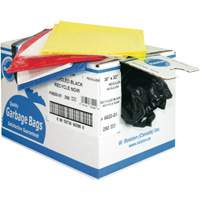 Sacs &agrave; d&eacute;chets industriels, 3T-Fort, 35" la x 50" lo, 2,7 mils, Orange Sécurité Médic
