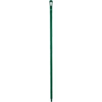 Ultra Hygiene Handle, Broom/Scraper/Squeegee, Green, Ergonomic, 59" L Sécurité Médic