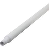 Ultra Hygiene Handle, Broom/Scraper/Squeegee, White, Ergonomic, 59" L Sécurité Médic