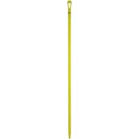 Ultra Hygiene Handle, Broom/Scraper/Squeegee, Yellow, Ergonomic, 59" L Sécurité Médic