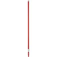 Manche de brosse pour plateforme, Brosse/Support &agrave; tampon, Rouge, T&eacute;lescopique, 62"-113" lo Sécurité Médic