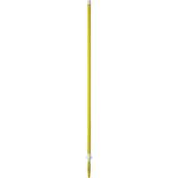 Manche de brosse pour plateforme, Brosse/Support &agrave; tampon, Jaune, T&eacute;lescopique, 62"-113" lo Sécurité Médic