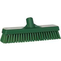Deck & Wall Scrub Brush, Stiff Bristles, 12", Polyester, Green Sécurité Médic