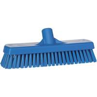 Deck & Wall Scrub Brush, Stiff Bristles, 12", Polyester, Blue Sécurité Médic