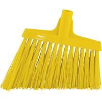 T&ecirc;te de balai oblique, Crins Extra-ferme, 12", Polyester, Jaune Sécurité Médic