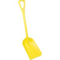 Pelle hygi&eacute;nique monopi&egrave;ce, Lame 10" x 6", Longueur de 37-1/2", Plastique, Jaune Sécurité Médic
