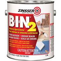B-I-N&reg; 2 Primer, White, Very Flat, 3.78 L, Gallon Sécurité Médic